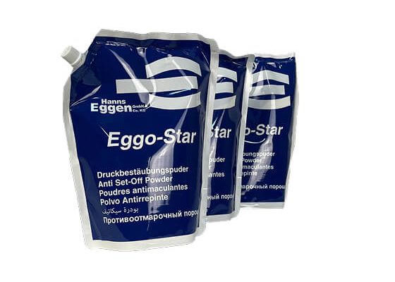 Anti set-off powders